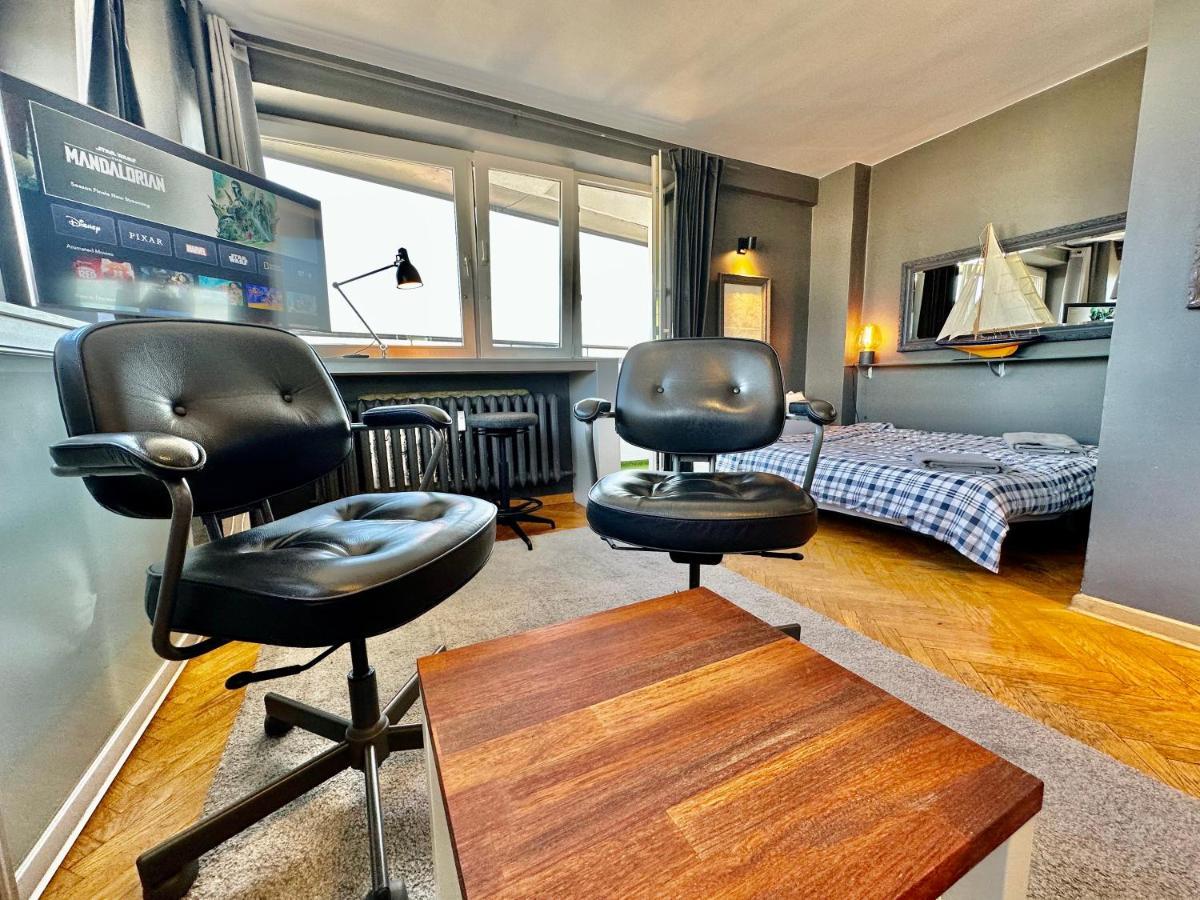 Super Apartament Grey Centrum 2X Metro Fast Wifi 300 Mbs Netflix Appletv Smarttv Spotify Panorama Miasta Warsaw Exterior photo