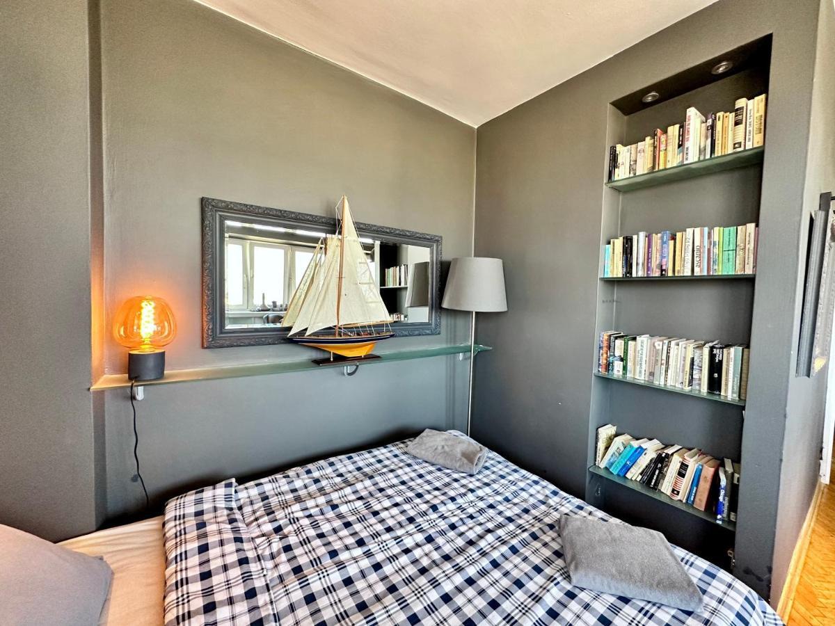 Super Apartament Grey Centrum 2X Metro Fast Wifi 300 Mbs Netflix Appletv Smarttv Spotify Panorama Miasta Warsaw Exterior photo