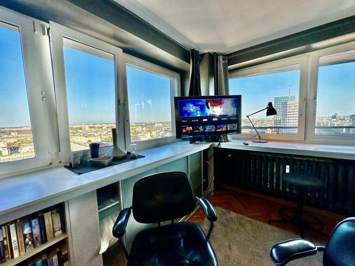 Super Apartament Grey Centrum 2X Metro Fast Wifi 300 Mbs Netflix Appletv Smarttv Spotify Panorama Miasta Warsaw Exterior photo