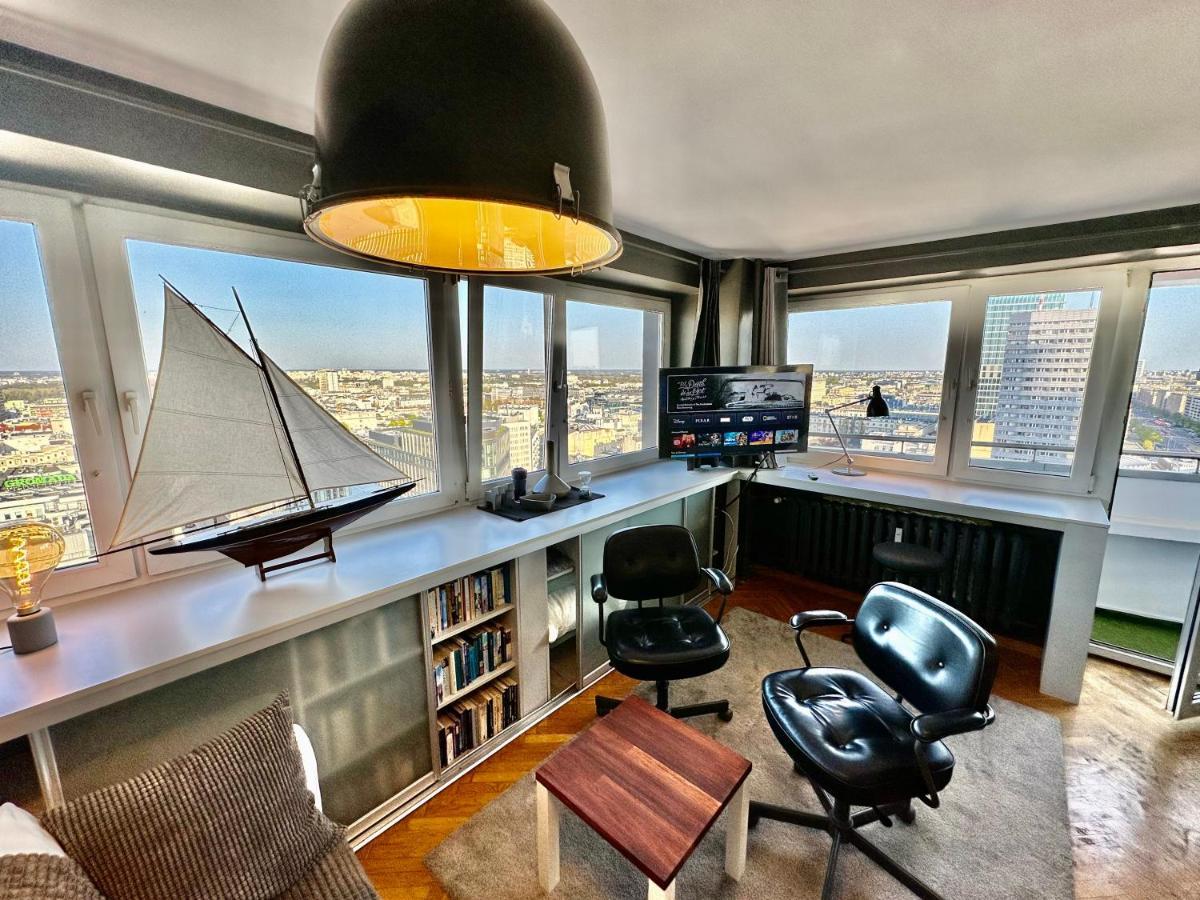 Super Apartament Grey Centrum 2X Metro Fast Wifi 300 Mbs Netflix Appletv Smarttv Spotify Panorama Miasta Warsaw Exterior photo