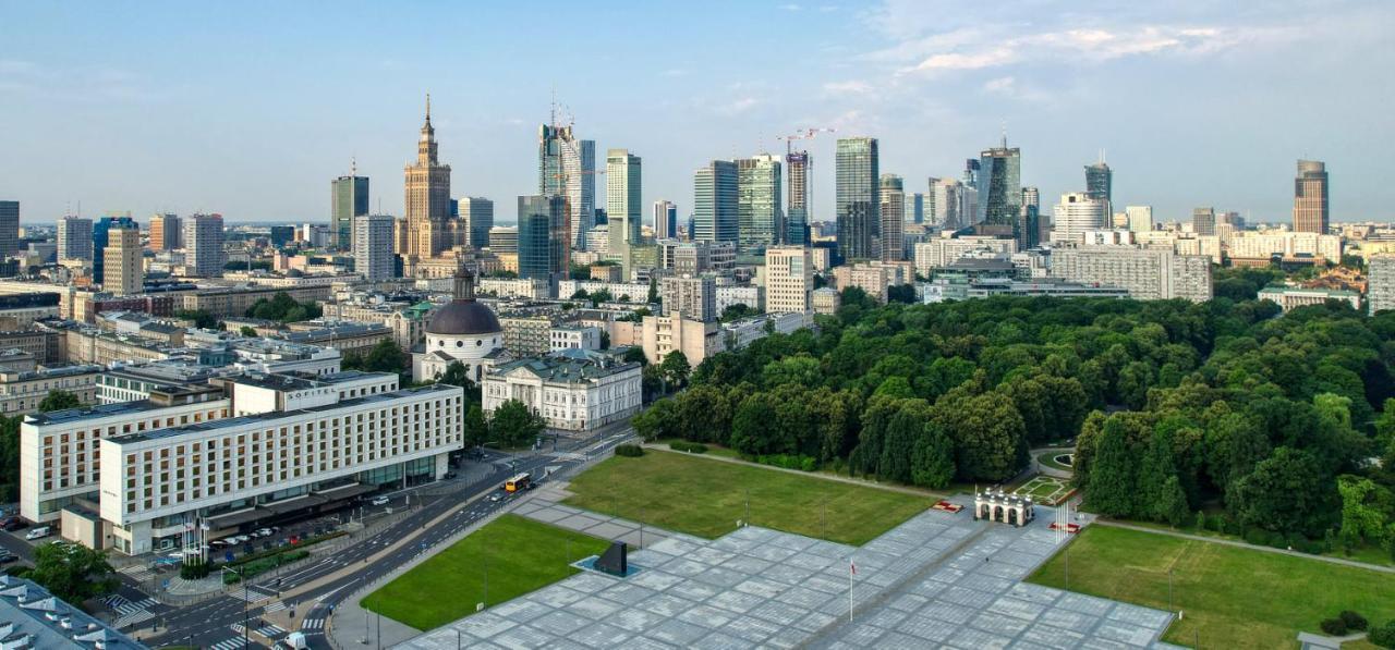 Super Apartament Grey Centrum 2X Metro Fast Wifi 300 Mbs Netflix Appletv Smarttv Spotify Panorama Miasta Warsaw Exterior photo