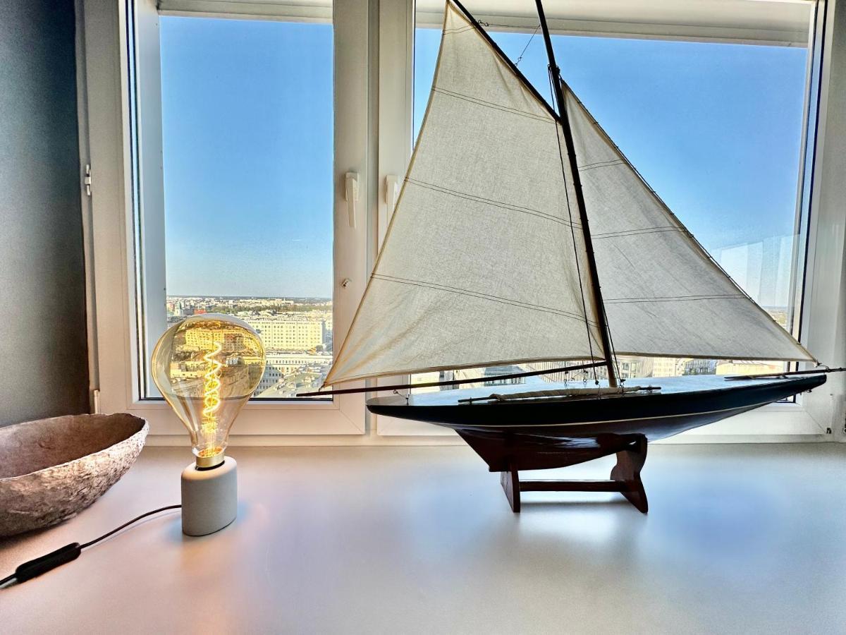 Super Apartament Grey Centrum 2X Metro Fast Wifi 300 Mbs Netflix Appletv Smarttv Spotify Panorama Miasta Warsaw Exterior photo
