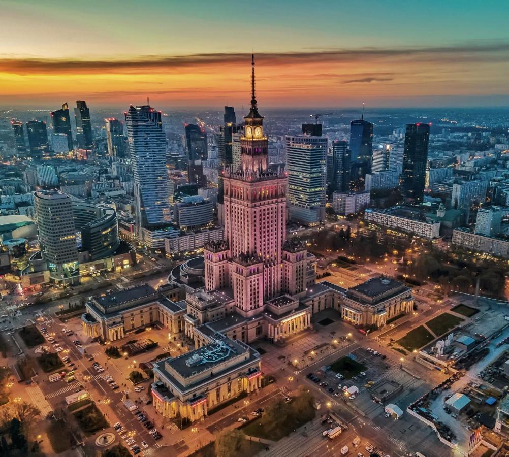 Super Apartament Grey Centrum 2X Metro Fast Wifi 300 Mbs Netflix Appletv Smarttv Spotify Panorama Miasta Warsaw Exterior photo